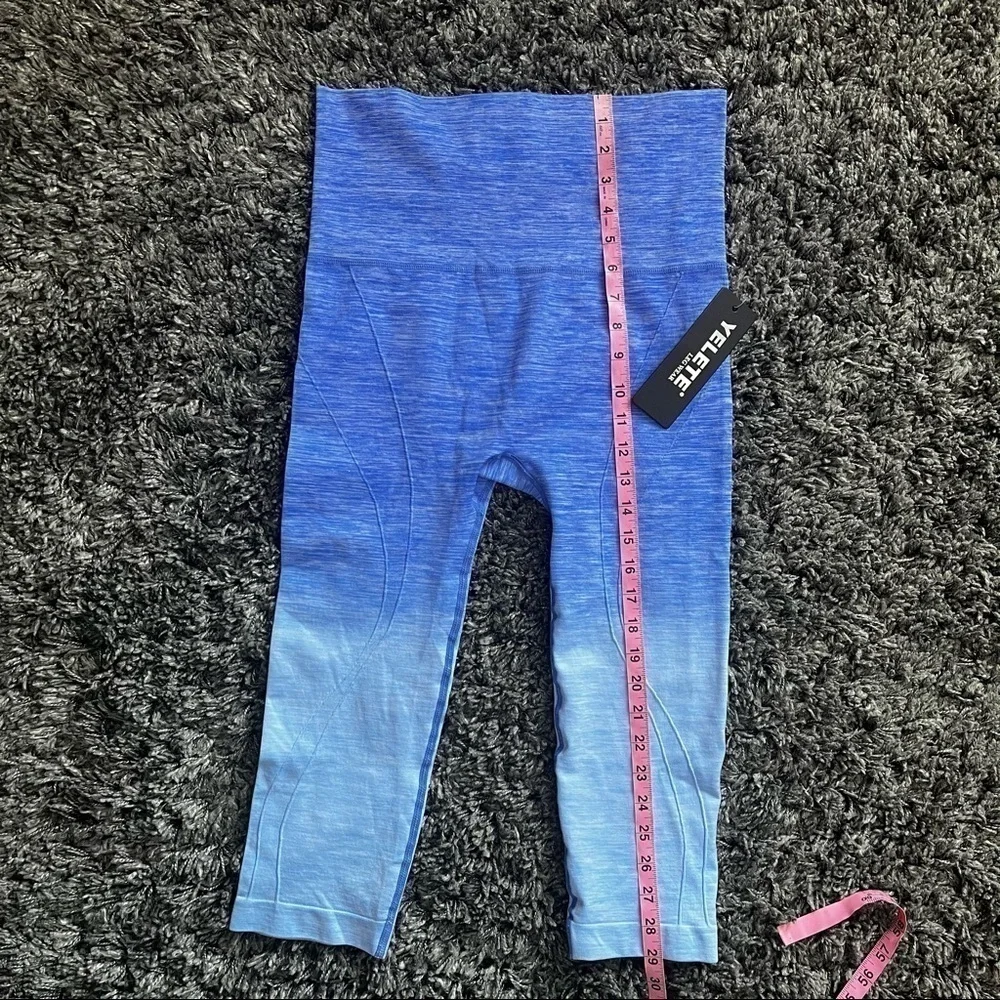 Yelete Blue Gradient Leggings